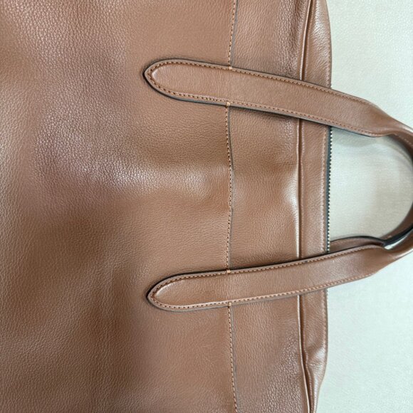 Coach Hamilton Briefcase Laptop Leather Bag Crossbody Brown - Picture 2 of 6